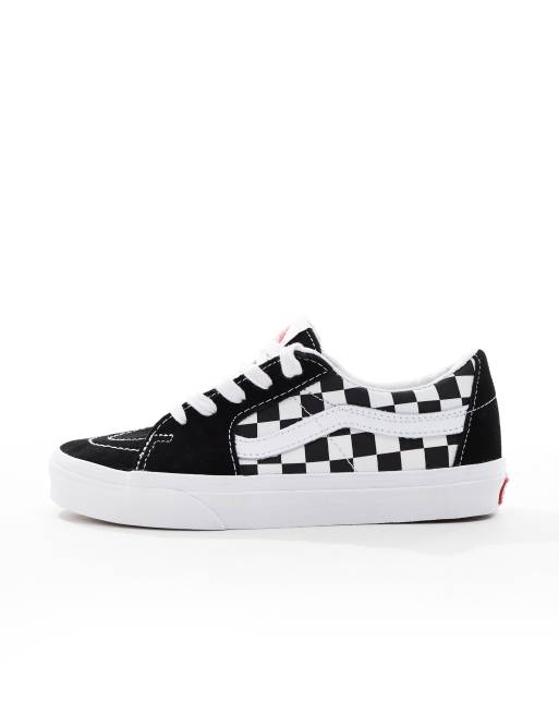 Vans – SK8-Low – Czarne buty sportowe w szachownicę, 3 z 5
