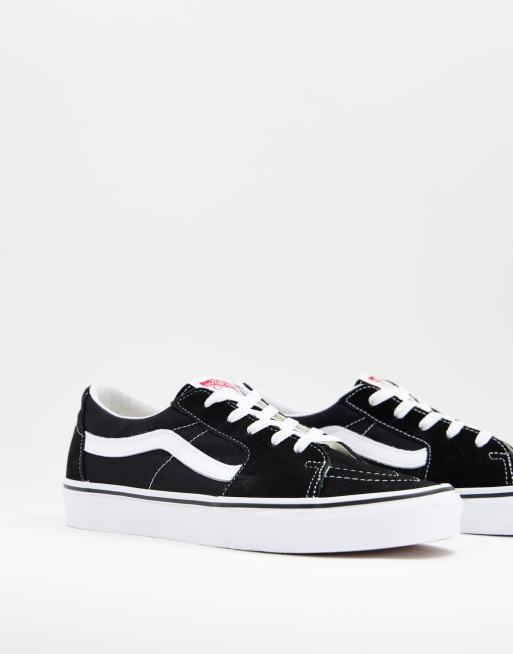 Vans – Sk8-Low – Czarne nisko wycięte buty sportowe 