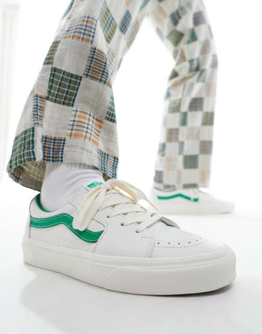 Vans store white green