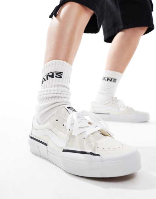 Off white vans low top on sale