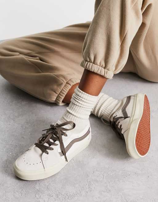 Vans Sk8 Low Sneakers basse bianco sporco con dettagli vintage