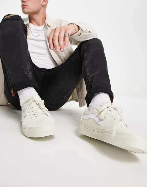 Vans sk8 shop low mens white