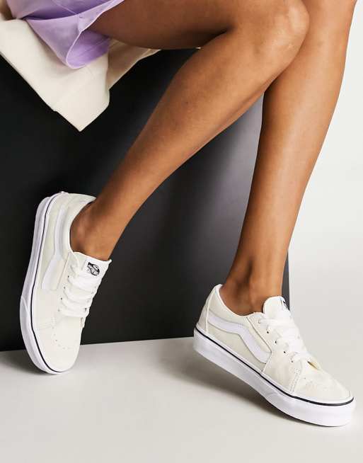 Vans sk8 2024 low white