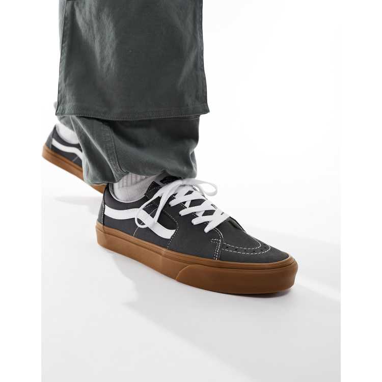 Vans SK8 Low sneakers in grey with gum sole ASOS