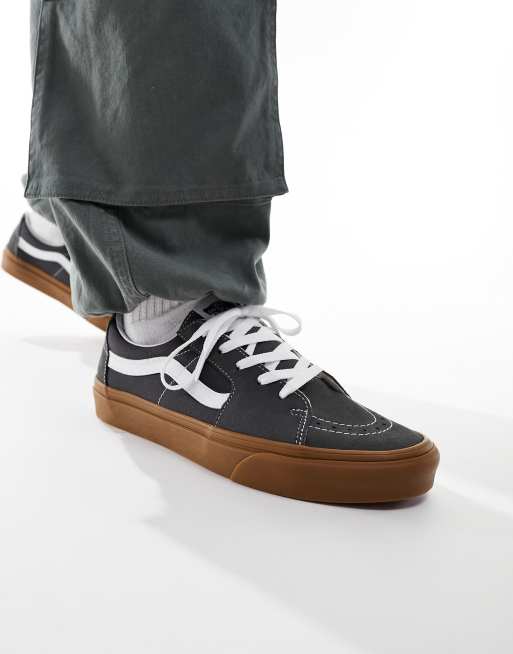 Vans - SK8-Low - Sneakers in grijs met rubberen zool