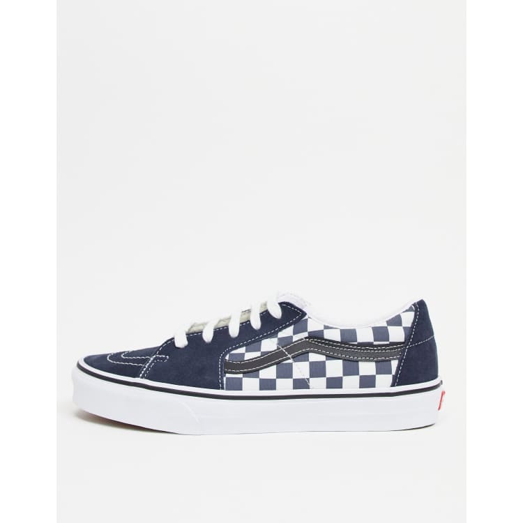 Navy blue best sale checkered vans