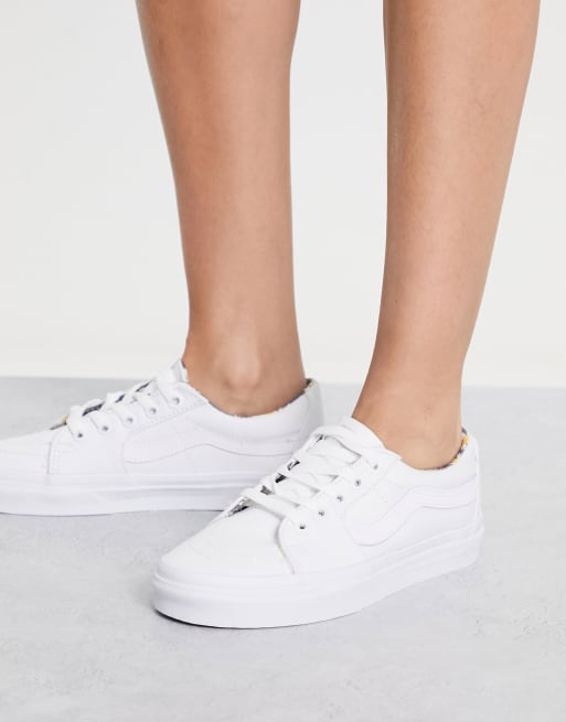 Vans SK8-Low sneakers in triple white