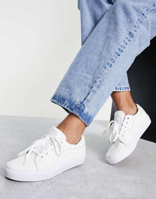 Vans SK8 Low trainers in all white