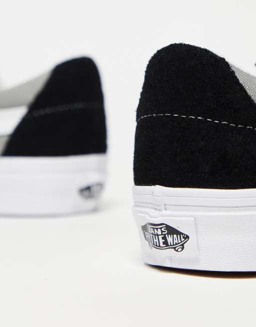 Grey vans clearance with black sole