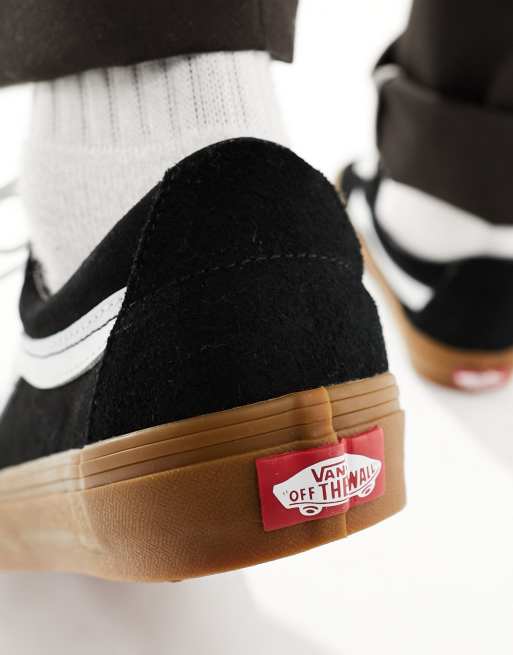 Vans low cut on sale black