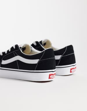 Vans SK8-Low trainers in black and white