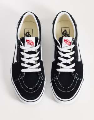 Vans SK8-Low trainers in black and white