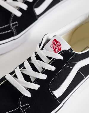 Vans SK8-Low trainers in black and white