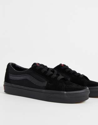 All black shop vans low