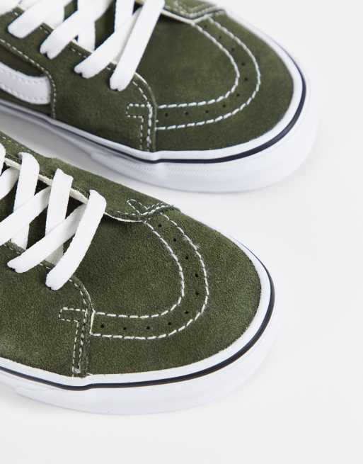 Vans sk8 sale hi moss green