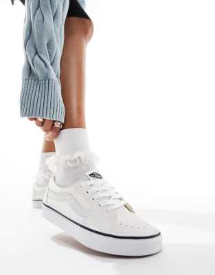 Vans Vans SK8-Low trainers in grey and white
