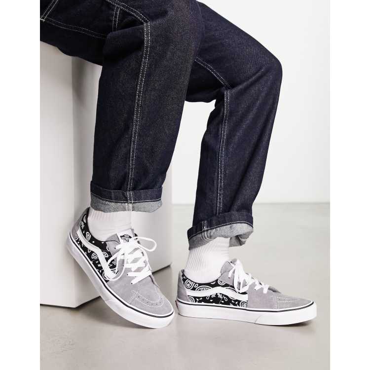 Vans sk8 on sale low Grey