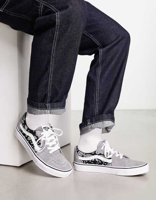 Vans SK8 Low trainers in paisley grey ASOS