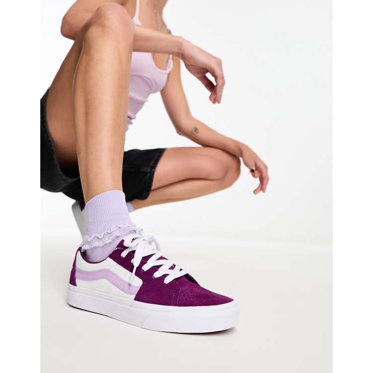 Vans sk8 low clearance kids purple