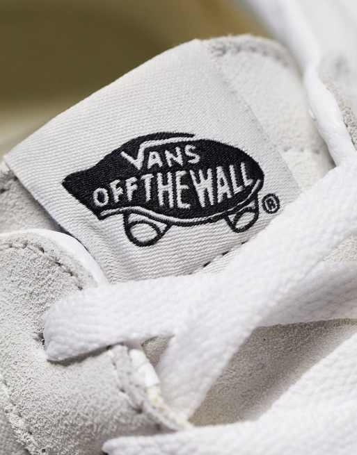 Grey vans hotsell off the wall