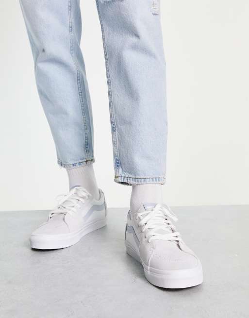 Vans sk8 best sale low womens Silver