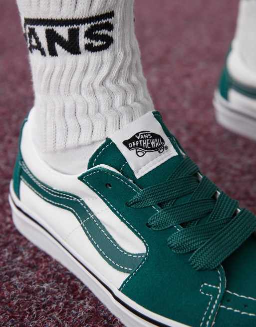 Skool Shoes Vans Dark Green Old Skool Skate Shoes Dark Green Vans