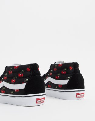 vans sk8 mid cherry