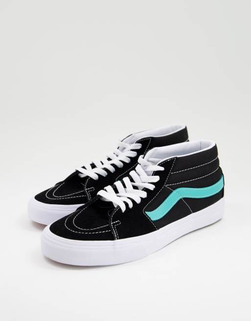 Vans blauw zwart sale