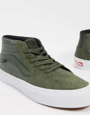 vans mid green