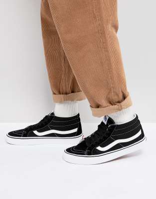 svært Råd skør Vans Sk8-Mid Reissue Sneakers In Black VA391F6BT | ASOS