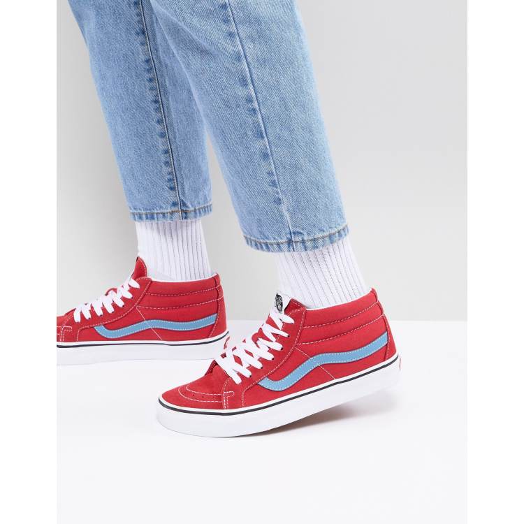 Vans SK8 Mid Reissue Sneakers In Red VA3MV8Q8C