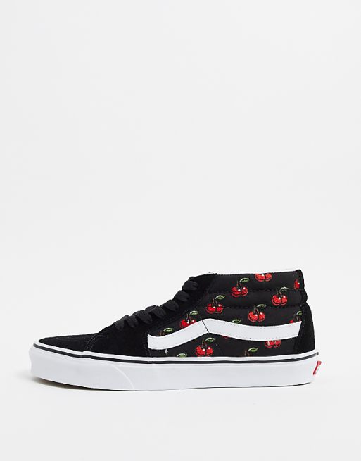 Vans SK8-Mid - Sneakers nere con ciliegie Vans SK8-Mid - Sneakers nere con ciliegie