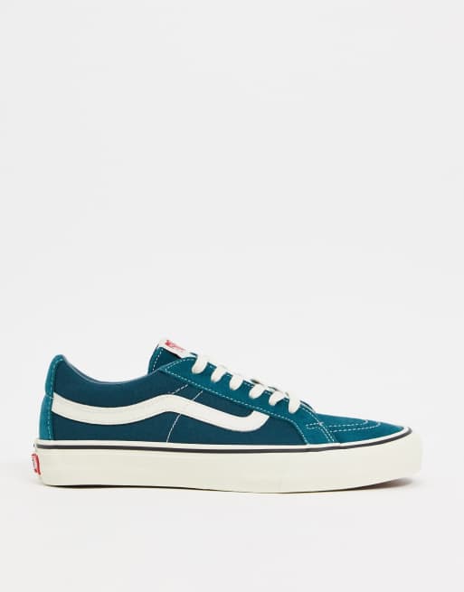 Vans blu clearance basse