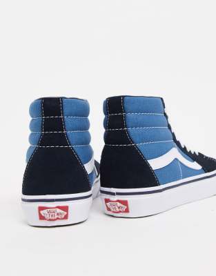 vans alte blu