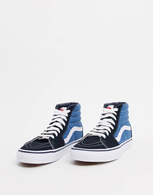 Vans alte blu outlet e nere