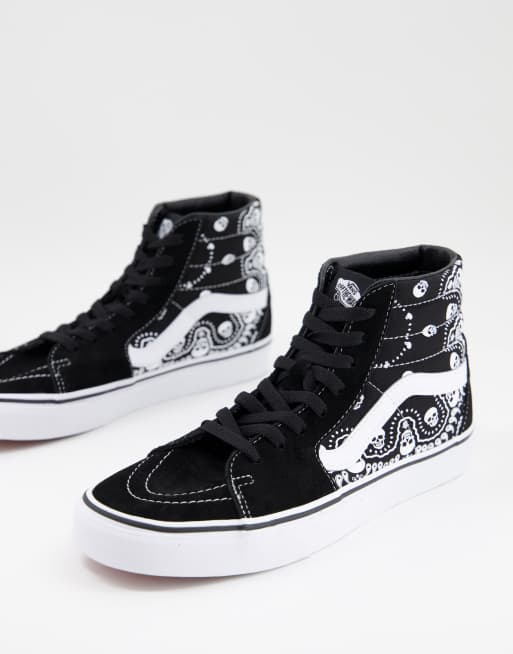 Vans SK8 Sneakers alte nere e bianche ASOS