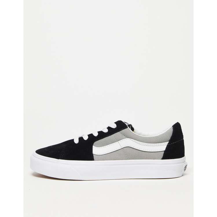 Vans basse nere e grigie sales