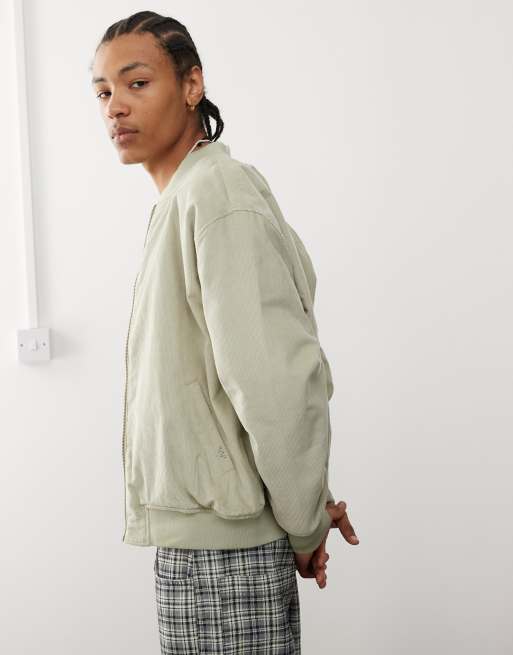 Vans - Skate - Lysebrun bomber-jakke i fløjl