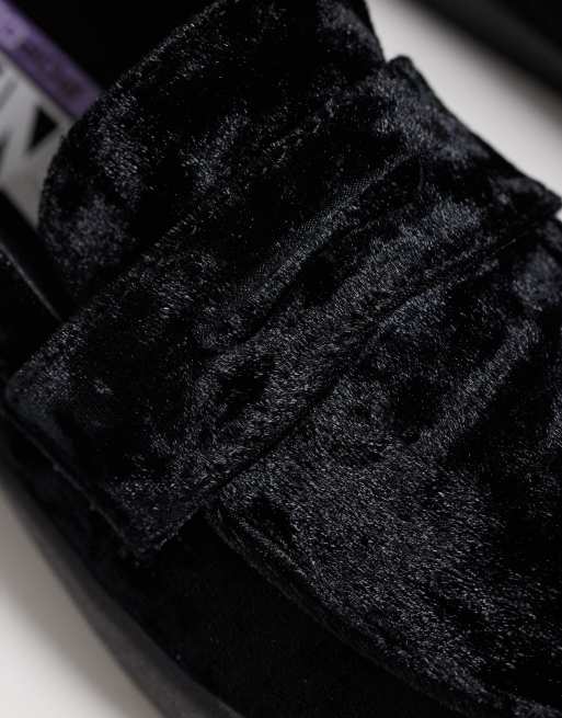 Vans Skate mocasines de terciopelo en negro, 4 de 4