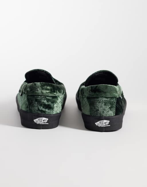 Vans Skate mocassino in velluto verde, 5 di 5