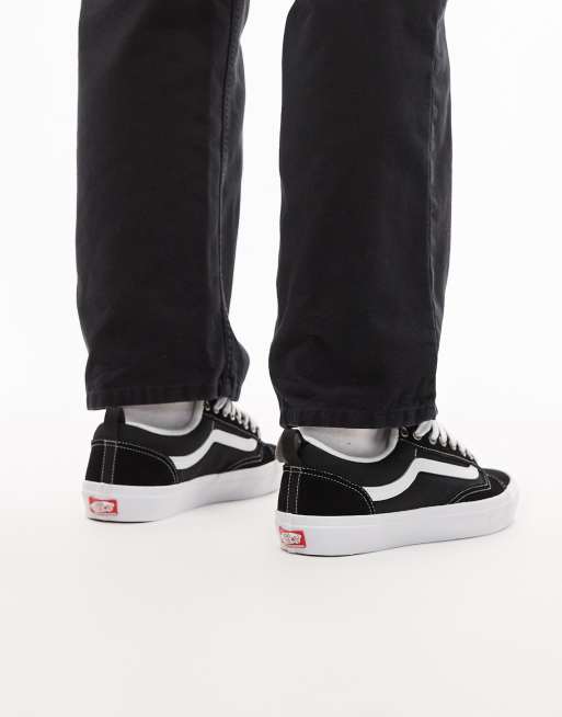 Vans Skate Old Skool 36 trainers in black and white, 4 of 5