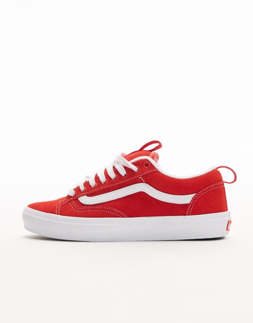 Vans Skate Old Skool 36 trainers in red and white, 2 of 5