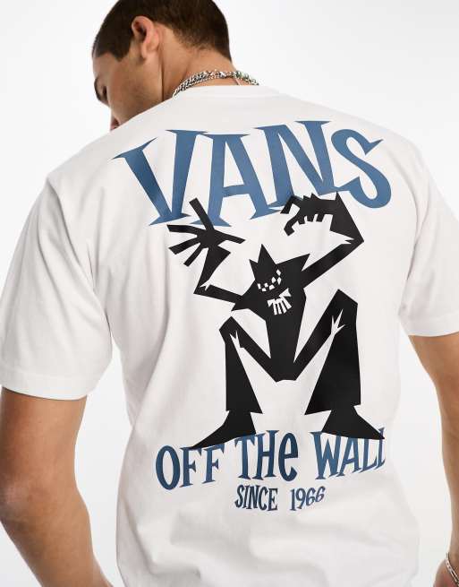 White deals vans shirt