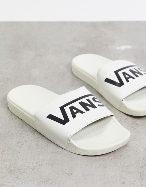 Vans Slide-On sliders in cream