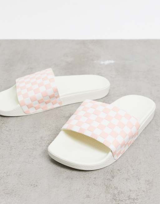 Vans Slide On sliders in pink cream ASOS