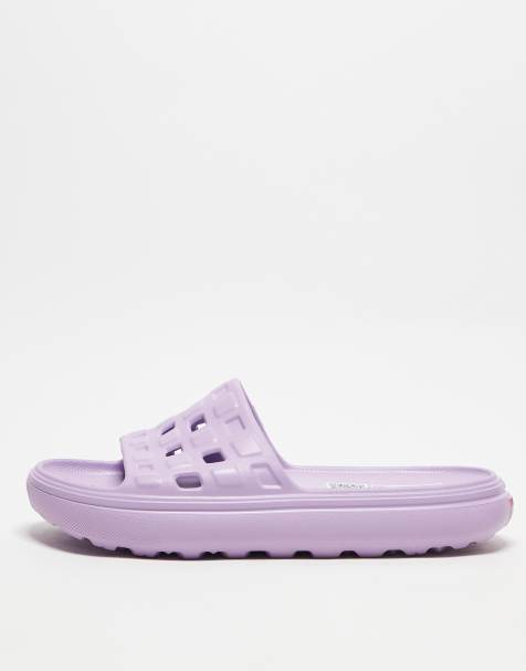 Vans - Slide On VR3 Cush - Lyselilla sliders - view 1