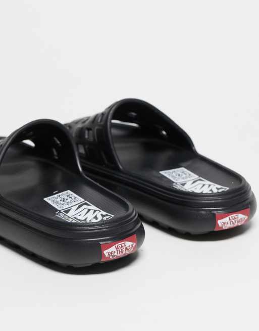 Black vans slides online