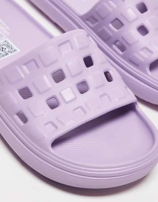 Pink vans slides online