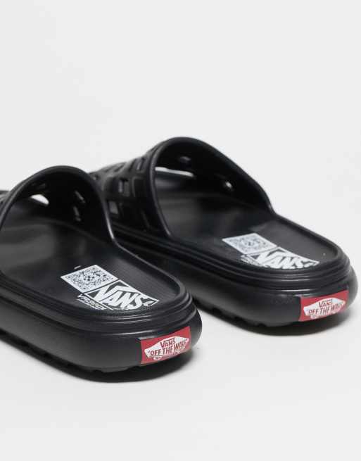 Vans Slide On VR3 cush Slippers in zwart ASOS