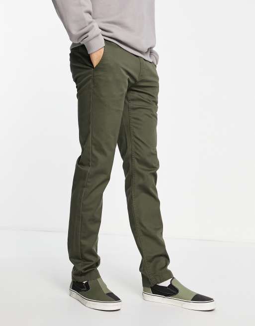 Vans pants shop olive